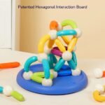 Rainbow Magnetic Building Sticks - 60 Pcs - Image 4